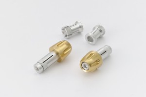 "PINO-2" Lenkergewichte Set Aluminium CNC gold eloxiert... 2