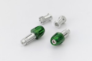 "PINO-2" Lenkergewichte Set Aluminium CNC grün eloxiert... 2