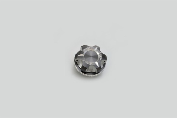 Oil filler cap dual anodized M27 x P3.0 silver black