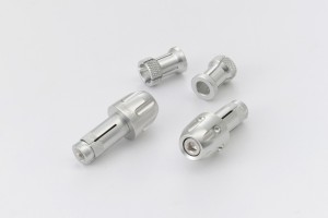 "PINO-2" Lenkergewichte Set Aluminium CNC silber eloxiert... 2