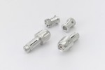 "PINO-2" Lenkergewichte Set Aluminium CNC silber eloxiert 14-19mm M8