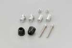 "PINO-2" Lenkergewichte Set Aluminium CNC schwarz eloxiert 14-19mm M8