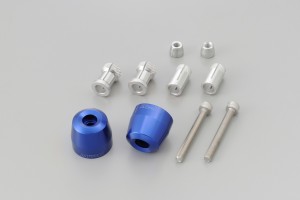 "PINO-3" Lenkergewichte Set Aluminium CNC blau eloxiert...