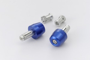 "PINO-3" Lenkergewichte Set Aluminium CNC blau eloxiert... 2