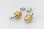 "PINO-3" Lenkergewichte Set Aluminium CNC gold eloxiert 14-19mm