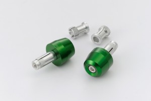 "PINO-3" Lenkergewichte Set Aluminium CNC grün eloxiert... 2