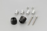 "PINO-3" Lenkergewichte Set Aluminium CNC schwarz eloxiert 14-19mm