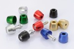 "PINO-3" Lenkergewichte Set Aluminium CNC schwarz eloxiert 14-19mm