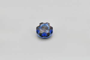 Oil filler cap dual anodized M30 x P1.5 blue black