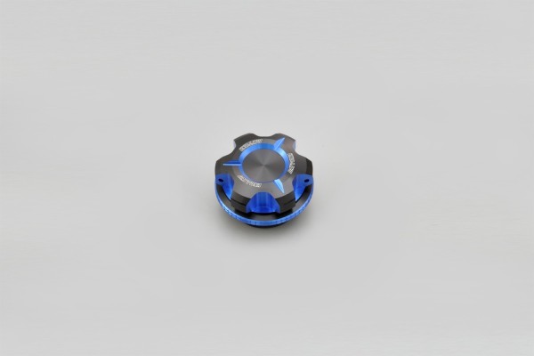 Oil filler cap dual anodized M30 x P1.5 blue black