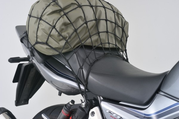 Cargo net 400x400 black with pouch