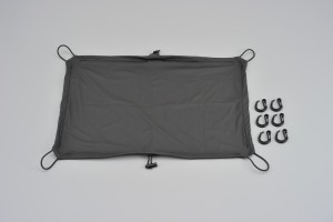 Cargo cover 420X600mm black with hooks 2