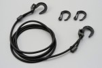 Cargo fixing band 2500mm black length adjustable