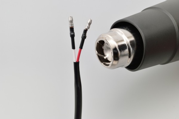 Heat shrink tube set dia. 6mm black 10 pcs 70mm...