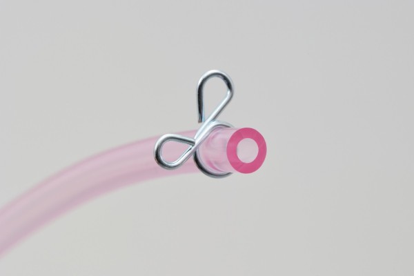 PVC hose 3mm x 6mm pink 1 Meter