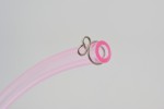 PVC hose 5mm x 8mm pink 1 Meter