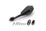 "D-MIRROR-11" aluminum ABS mirror black left fairing mount