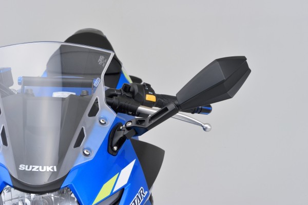 "D-MIRROR-11" aluminum ABS mirror black left...