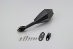 "D-MIRROR-11" aluminum ABS mirror black left fairing mount