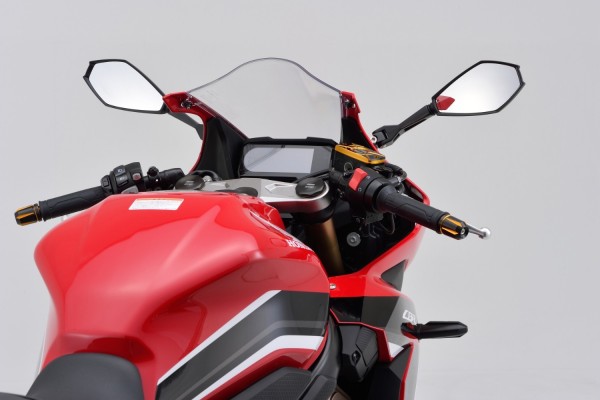 "D-MIRROR-11" aluminum ABS mirror black right...