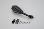 "D-MIRROR-11" aluminum ABS mirror black right fairing mount