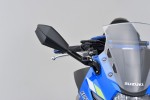 "D-MIRROR-11" aluminum ABS mirror black right fairing mount
