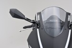 "D-MIRROR-11" aluminum ABS mirror black right fairing mount