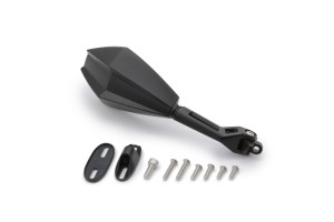 "D-MIRROR-11" aluminum ABS mirror black right fairing mount