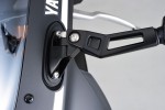 "D-MIRROR-12" aluminum ABS mirror DIAMOND black left fairing mount