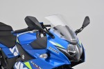 "D-MIRROR-12" aluminum ABS mirror DIAMOND black left fairing mount