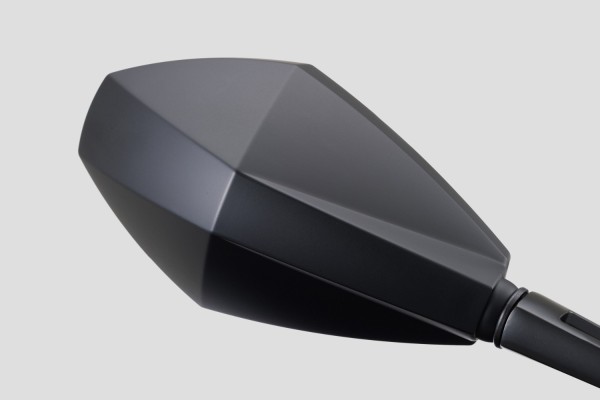 "D-MIRROR-12" aluminum ABS mirror DIAMOND black...