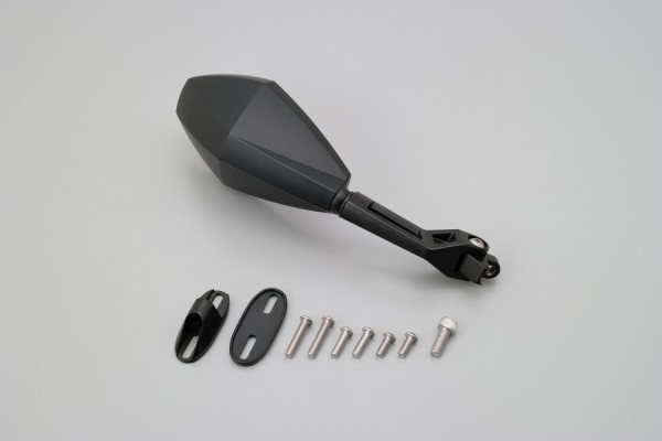 "D-MIRROR-12" aluminum ABS mirror DIAMOND black...