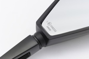 "D-MIRROR-11" aluminum ABS mirror black right 2