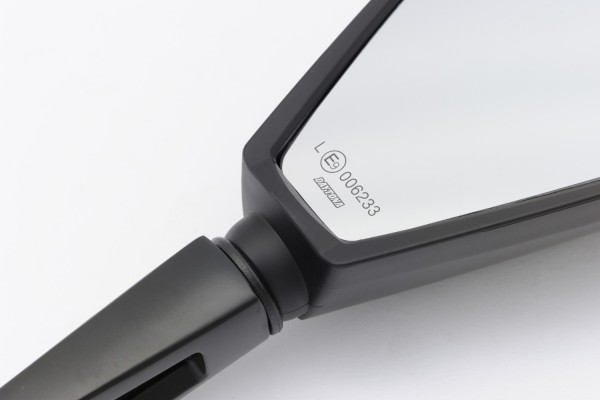 "D-MIRROR-11" aluminum ABS mirror black right