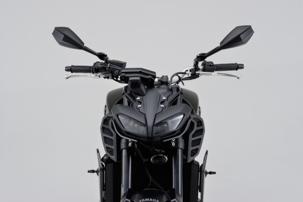 "D-MIRROR-11" aluminum ABS mirror black right