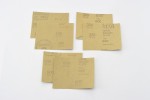 Waterproof sandpapier 180 320 600 93x115mm 6pcs set