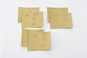 Waterproof sandpapier 320 600 1000 93x115mm 6pcs set 2