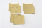 Nass Schleifpapier wasserfest 320er 600er 1000er 93x115mm 6Stk. Set