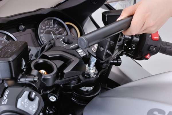 BAR-END MOUNT SET (17-20MM) STEEL FOR 93382/93387