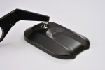 "D-MIRROR-14" CAVE-2 Aluminium ABS Lenkerenden Spiegel schwarz kurz