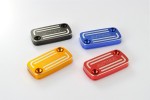 Master cylinder tank cap for HONDA (H) aluminum black anodized