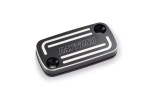 Master cylinder tank cap for HONDA (H) aluminum black anodized