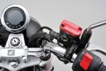 Master cylinder tank cap for HONDA (H) aluminum red anodized