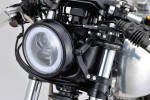 Headlight Bracket Set Dual-Axis adjustable Aluminum CNC black 35mm