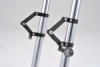 Headlight Bracket Set Dual-Axis adjustable Aluminum CNC black 35mm