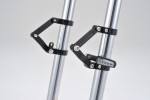 Headlight Bracket Set Dual-Axis adjustable Aluminum CNC black 35mm