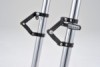 Headlight Bracket Set Dual-Axis adjustable Aluminum CNC black 35mm