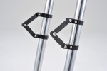Headlight Bracket Set Dual-Axis adjustable Aluminum CNC black 35mm