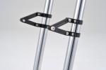 Headlight Bracket Set Dual-Axis adjustable Aluminum CNC black 35mm