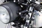 Headlight Bracket Set Dual-Axis adjustable Aluminum CNC black 35mm